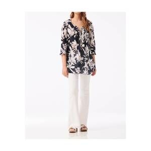 NEW ONESEASON big sur cotton poppy top in navy